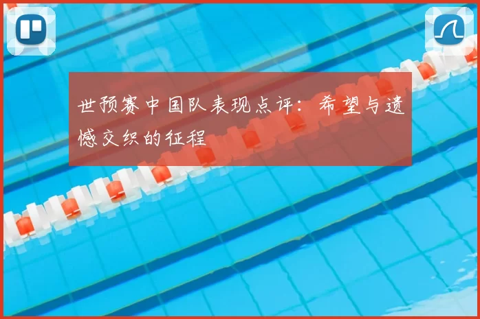 世预赛中国队表现点评：希望与遗憾交织的征程
